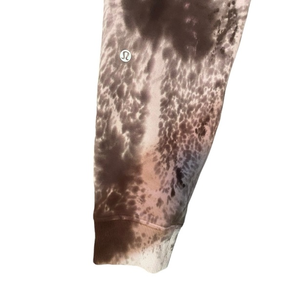 Lululemon Warm Down Jogger 28" in Marble Dye Silky French Press Pink Sz 6 - Picture 10 of 16